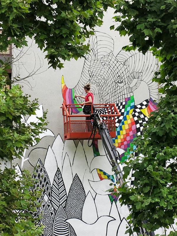 Melinda Šefčić murali