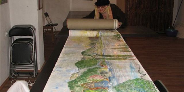 ana kilometar dunava na slikarskom platnu